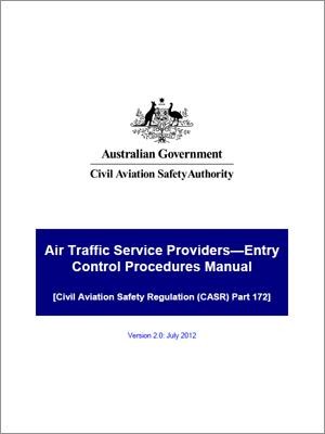 Cover of air traffic service provider entry control procedures manual