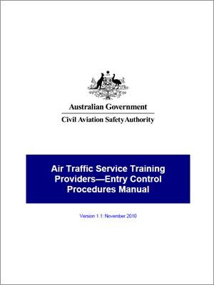Cover of air traffic service training provider entry control procedures manual