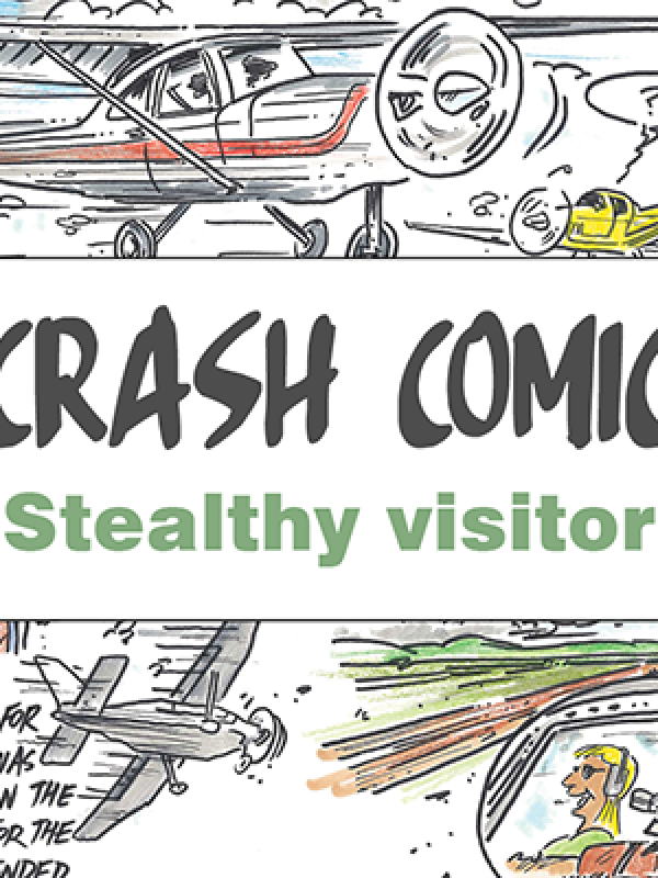 Crash comic - Stealthy visitor